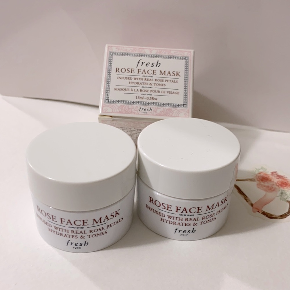 Fresh - Rose Face Mask - 15ml/ea x 2